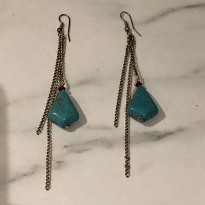 Turquoise Stone Earrings